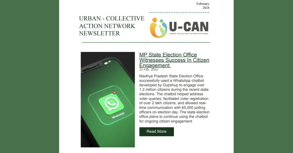Cover of the U-CAN newsletter, February 2024