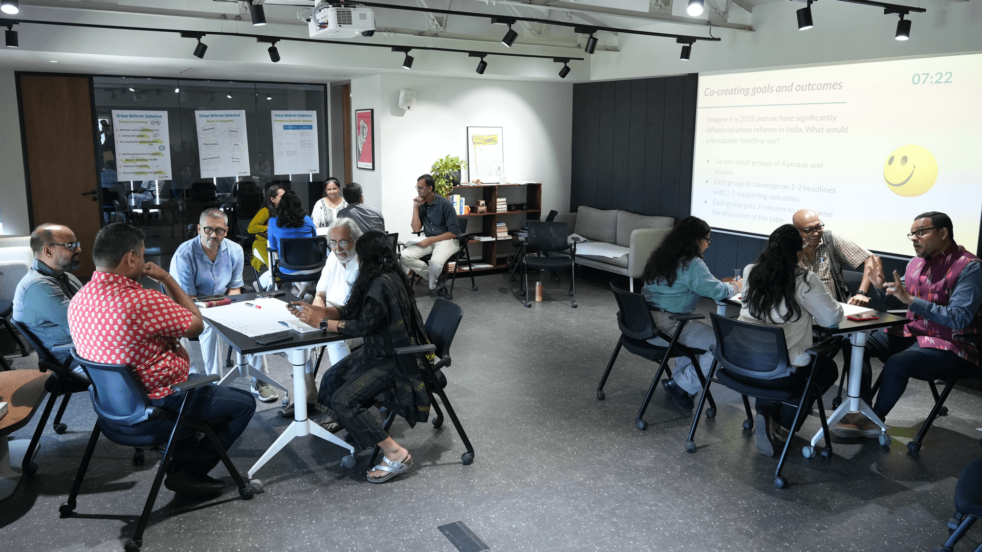 Delegates at the inaugural convening of the Urban Reforms Collective