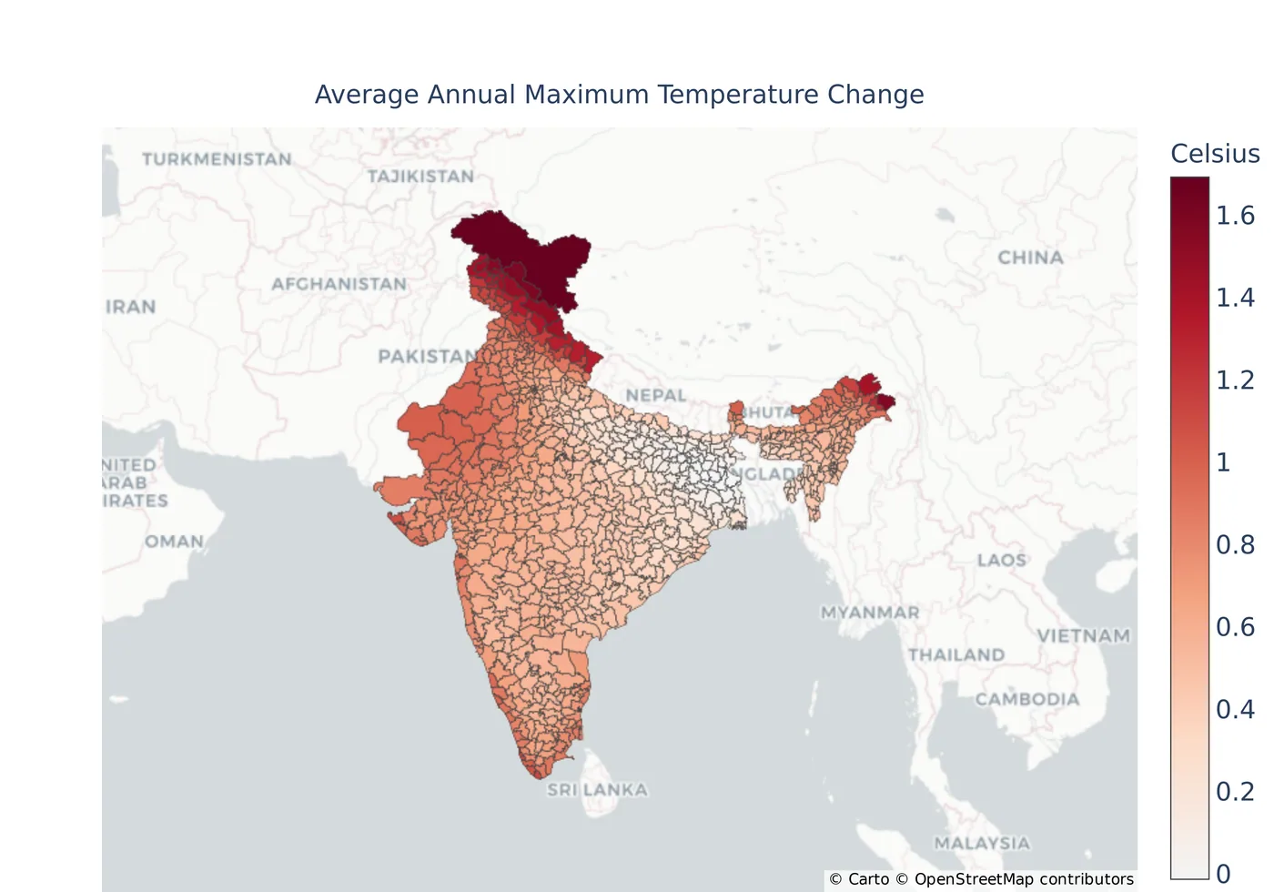 Image from “Navigating India’s Climate Future Climate projections for India (2021 — 2040)*”